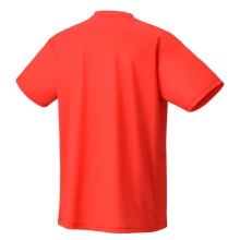 Yonex Training T-shirt Practice Logo YM0046 (100% Polyester) 2024 red Men